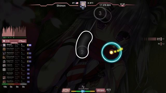 Shimon | Katakiri Rekka & Suzuyu - Girl meets Love [Rizia's Extra] 1st +HDDT FC 98.45% {#1 796pp FC смотреть онлайн