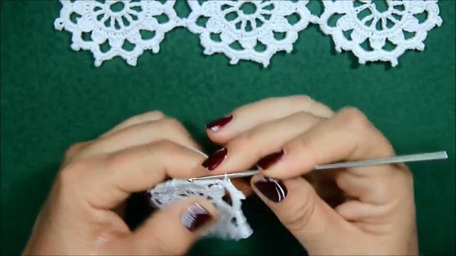 РОМБОВИДНАЯ САЛФЕТКА ИЗ МОТИВОВ. смотреть онлайн