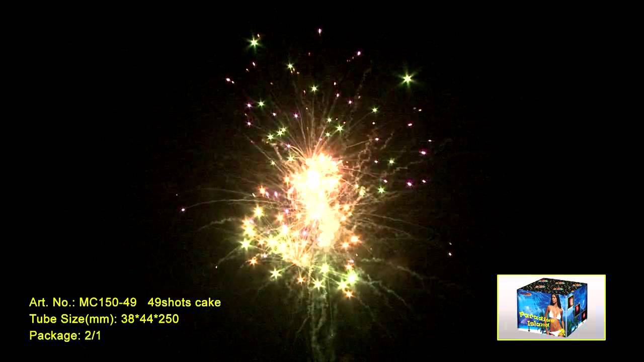 Батареи салютов MC150-49 - PARADISE ISLAND