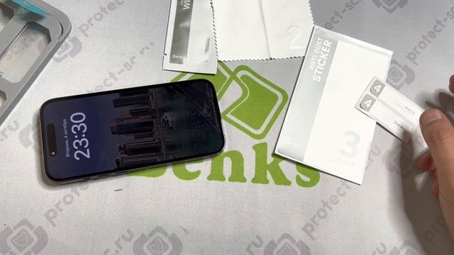 Обзор на Corning защитное стекло Glass Warrior Benks для iPhone 14/14 Pro/14 Pro Max/14 Plus смотреть онлайн