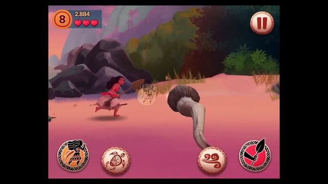 Moana: Rhythm Run (By Disney) - iOS / Android - Gameplay Video смотреть онлайн