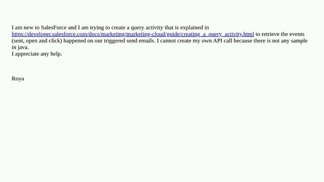 Creating a Query Activity in Java смотреть онлайн
