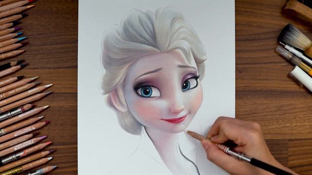 Drawing Frozen2 - Elsa [Drawing Hands]