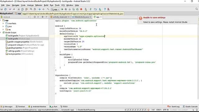 Cambiar Nombre completo de Package en android studio (com.example) смотреть онлайн