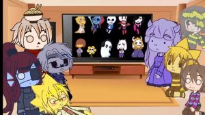 реакция Undertale на «лучшая вселенная»||Gacha Life||~обрезано~