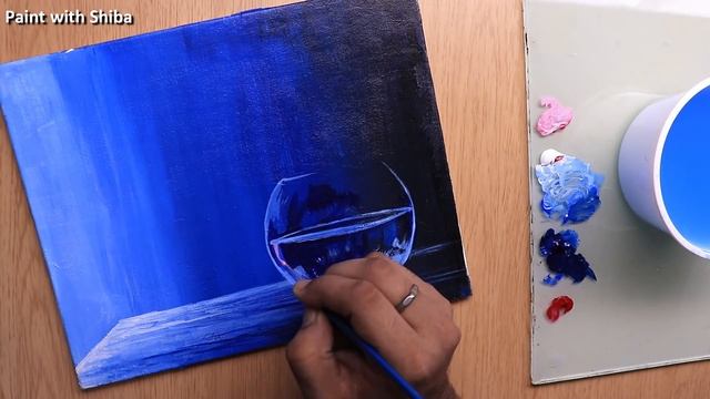 Acrylic painting of beautiful and simple flowers смотреть онлайн