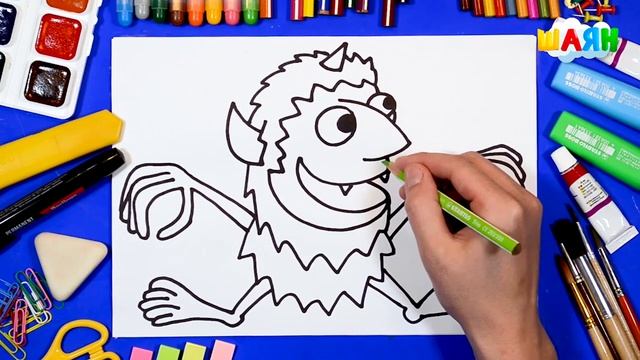 Как нарисовать Шурале (на татарском языке)