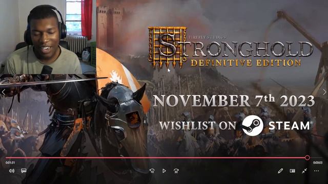Stronghold Definitive Edition Reveal Trailer 4K REACTION смотреть онлайн