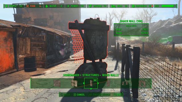 Raider Farm - Fallout 4 Starlight Drive-In Raider Settlement смотреть онлайн