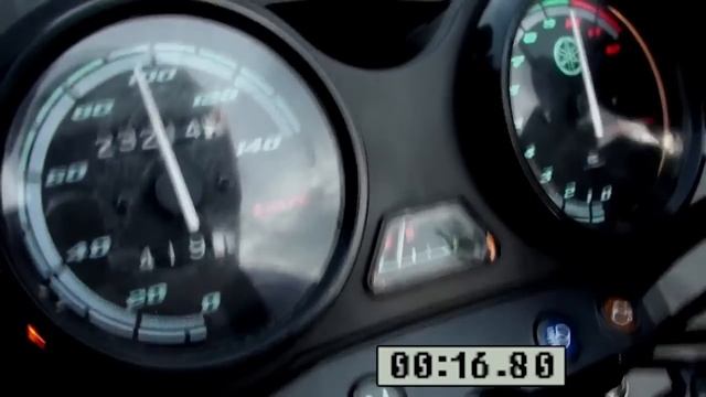 Yamaha YBR 125 разгон от 0 до 100 km h. смотреть онлайн