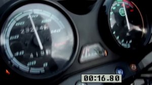 Yamaha YBR 125 разгон от 0 до 100 km h.