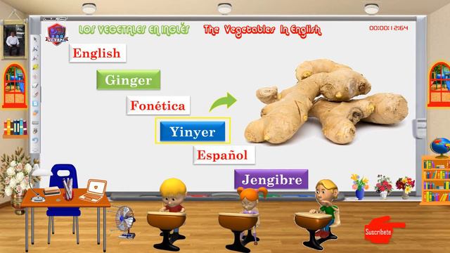 Nombres de los vegetales en English 1era. Parte🍆🌽🥑🥬🥦🧄🥕🥜Class # 19 SEE MORE VIDEOS HERE #VCVRPC© 202 смотреть онлайн