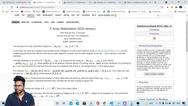 Problem A,B,C,D,E,F | Codeforces Round-731(Div-3) | Live Chat смотреть онлайн