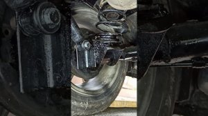 Убрали торсионную балку, поставили обычную пружинную!лифан бриз!!!!!!!!!