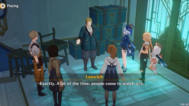 [Genshin impact] Furina story quest,Furina as thire new director in the Scene "the little oceanid" смотреть онлайн