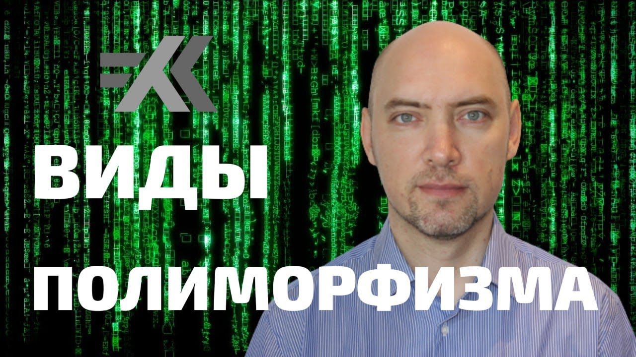 Какие есть виды полиморфизма в языках программирования? Душкин объяснит смотреть онлайн