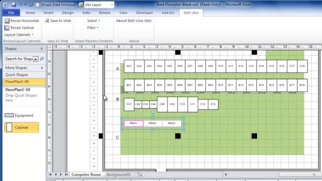 Using Visio to draw data center floor plans quickly and easily смотреть онлайн