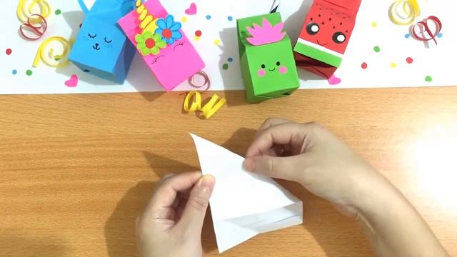 Cute Milk Box Origami || DIY Craft Idea смотреть онлайн
