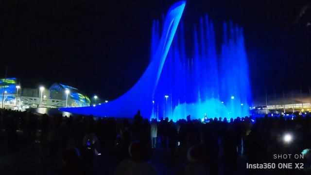 Сочи, Адлер, встречаем Новый год 2023 у Олимпийского факела смотреть онлайн