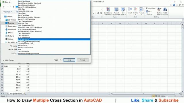 How to Draw Multiple Cross Section in AutoCAD смотреть онлайн