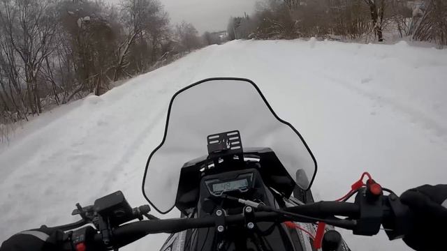 Экспедиция на малокубатурных снегоходах Ирбис Сф200