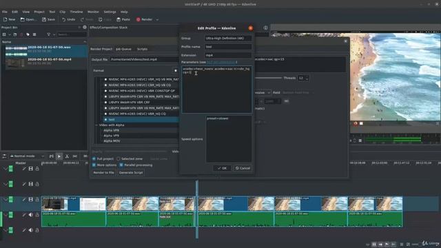 Capture, Edit, Render Create UHD Screen Videos with NVIDIA Lecture0 6 Kdenlive Part 2 смотреть онлайн