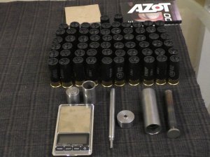 Снаряжение качественного патрона 12 кал. для стрельбы из полуавтомата. Equipment quality cartridge 1