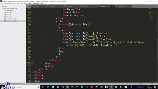 Student Teacher Multi Login PHP Project Part 3 | (View and Add Students) смотреть онлайн