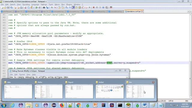 How to remote debuging in wildfly using eclipse IDEA смотреть онлайн