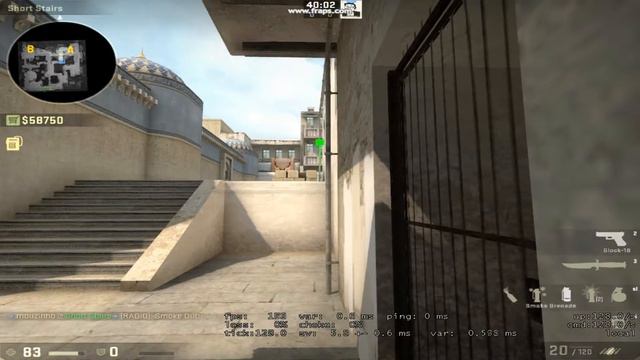 [CS:GO] Nade tutorial: NiP A take hybrid strat - Short vision block smoke смотреть онлайн