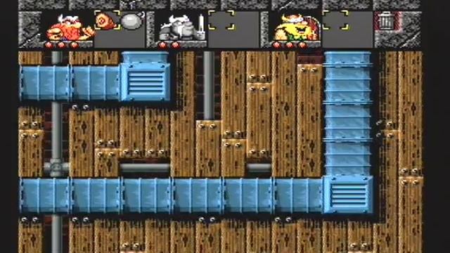 Lost Vikings SNES Gameplay 2 Player Coop (www.chilloutgames.co.uk) смотреть онлайн