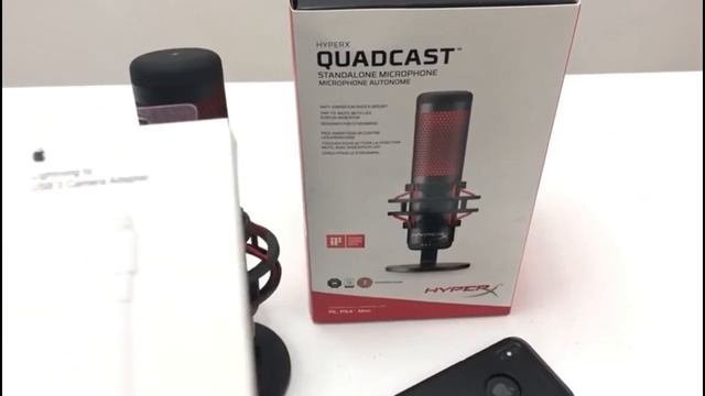 Connecting HyperX QuadCast Microphone To IPhone