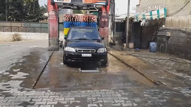 Maruti Suzuki Esteem | Automated water service | Satisfying car wash videos смотреть онлайн