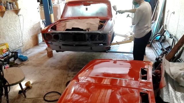 Первый опыт покраски авто краскопультом смотреть онлайн