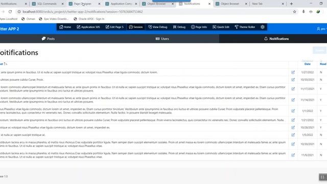 Create Notification Using Application Item in Oracle apex смотреть онлайн