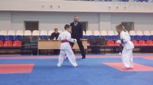 Первый раз на соревнованиях по каратэ 6 лет.