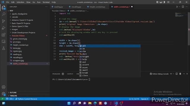 6. Resizing the width of the image only using Open CV and Python смотреть онлайн