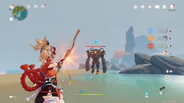 Ёимия, Страж Руин и 3 разных лука. Тест. смотреть онлайн