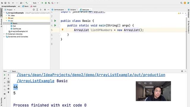 ArrayList i Java смотреть онлайн