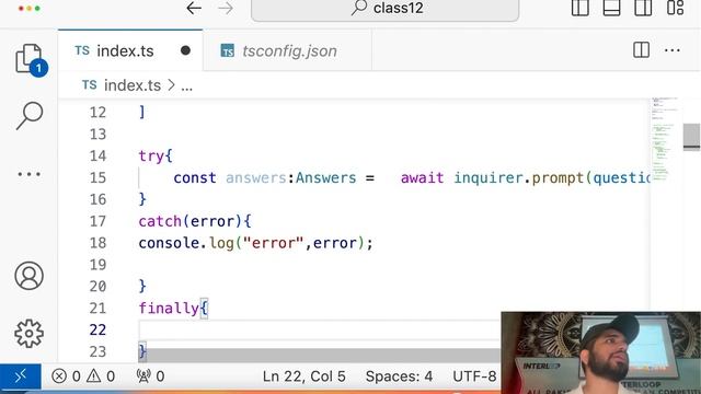 #21: TypeScript Try Catch Finally Error Handling | Types Of Errors In Programming смотреть онлайн