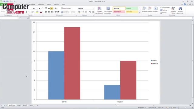 Tutorial Excel: Cómo crear y utlizar gráficos de hoja смотреть онлайн