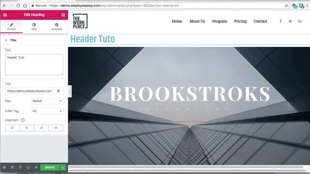 Elementor Beginner Series 3 - H1 H2 Heading Widget - Create and Adjust смотреть онлайн