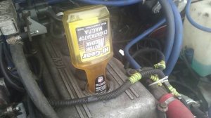 Присадка в моторное масло. Стабилизатор масла Hi-Gear.