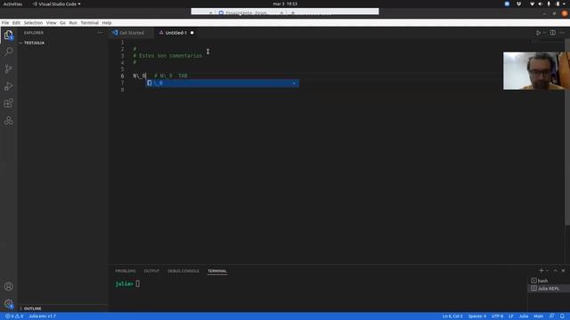 Julia 02: Instalación y uso de Visual Studio Code (vscode) смотреть онлайн