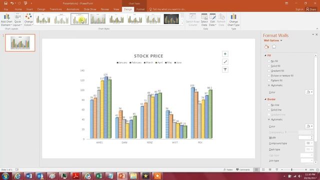 How to Insert Charts in PowerPoint 2016 using Excel Data смотреть онлайн