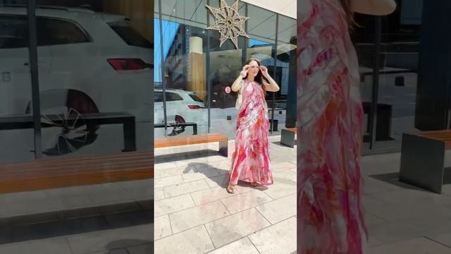 Платье сшили в группе «Изюм»-август! Последние деньки лета дополнили летящим платьем из батиста.