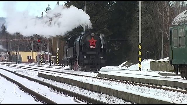 Vlaky Slovensko - Mikulášska jazda Ušatej 464.001 časť 2 смотреть онлайн