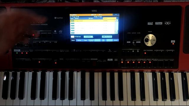 Korg pa700 Set list & Song book. Сет лист и Сонг бук. смотреть онлайн