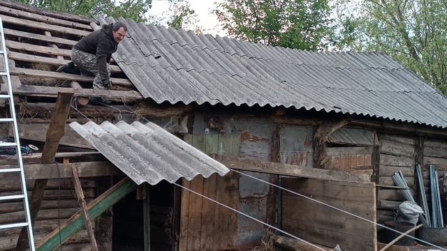 Разбор хозяйственных построек часть 1