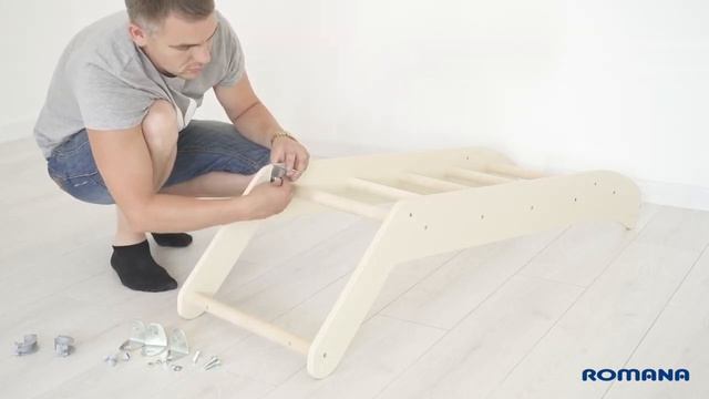 Как собрать Шведскую стенку ROMANA Eco 3 Luna смотреть онлайн